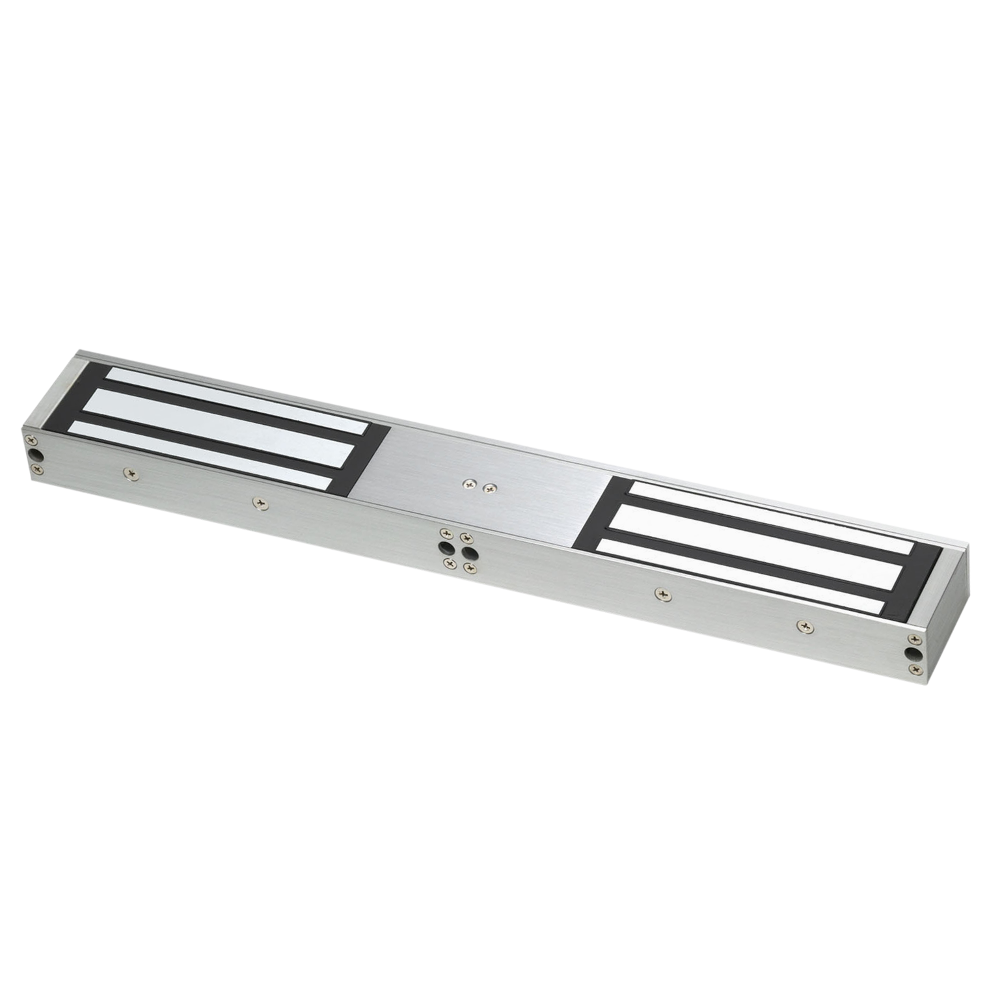 ICS A-Series 12 24VDC Standard Double Magnet A10040 Monitored - Satin Anodised Aluminium