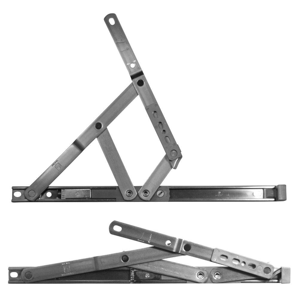 SECURISTYLE Defender Restricted Friction Hinge Top Hung 17mm 300mm 12 Inch X 17mm - Stainless Steel