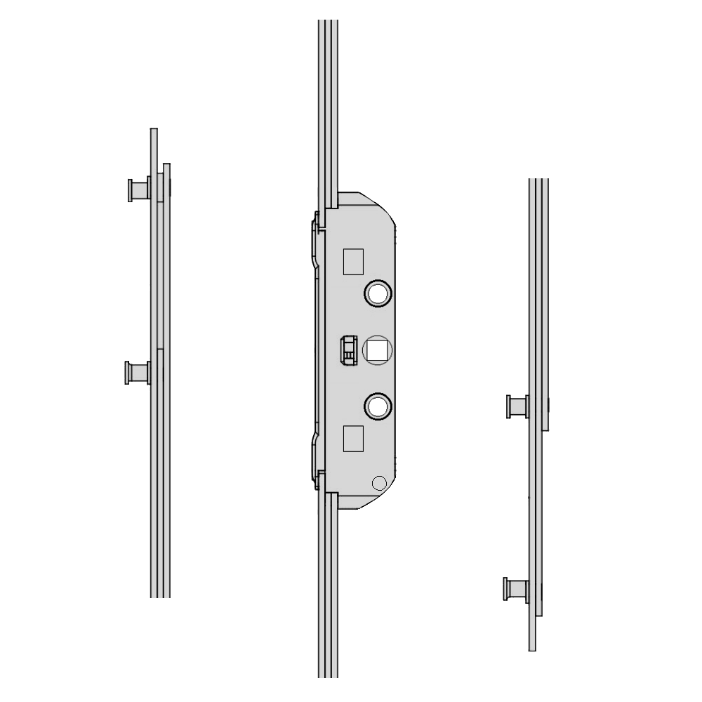 MACO GR RAIL Twin Espag Rod 20mm 400mm GR2 202694