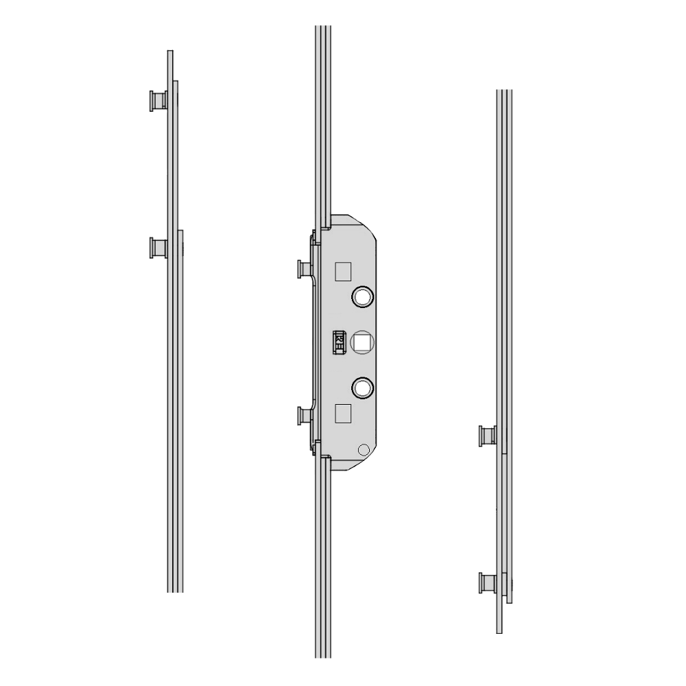 MACO GR RAIL Twin Espag Rod 20mm 1000mm GR5 202697
