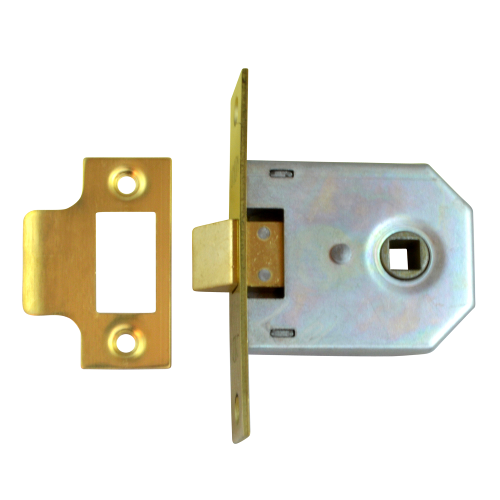 UNION 2642 Mortice Latch 64mm - Polished Brass