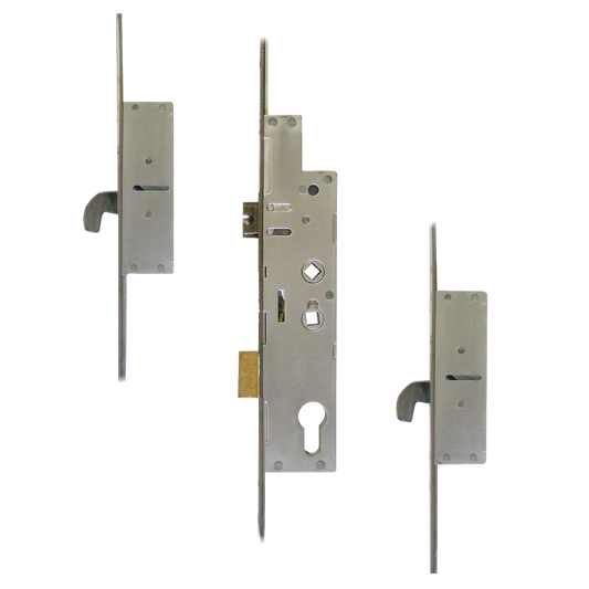 FULLEX Crimebeater 44mm Lever Operated Latch & Deadbolt Twin Spindle - 2 Hook 45/92-62 44mm Faceplate