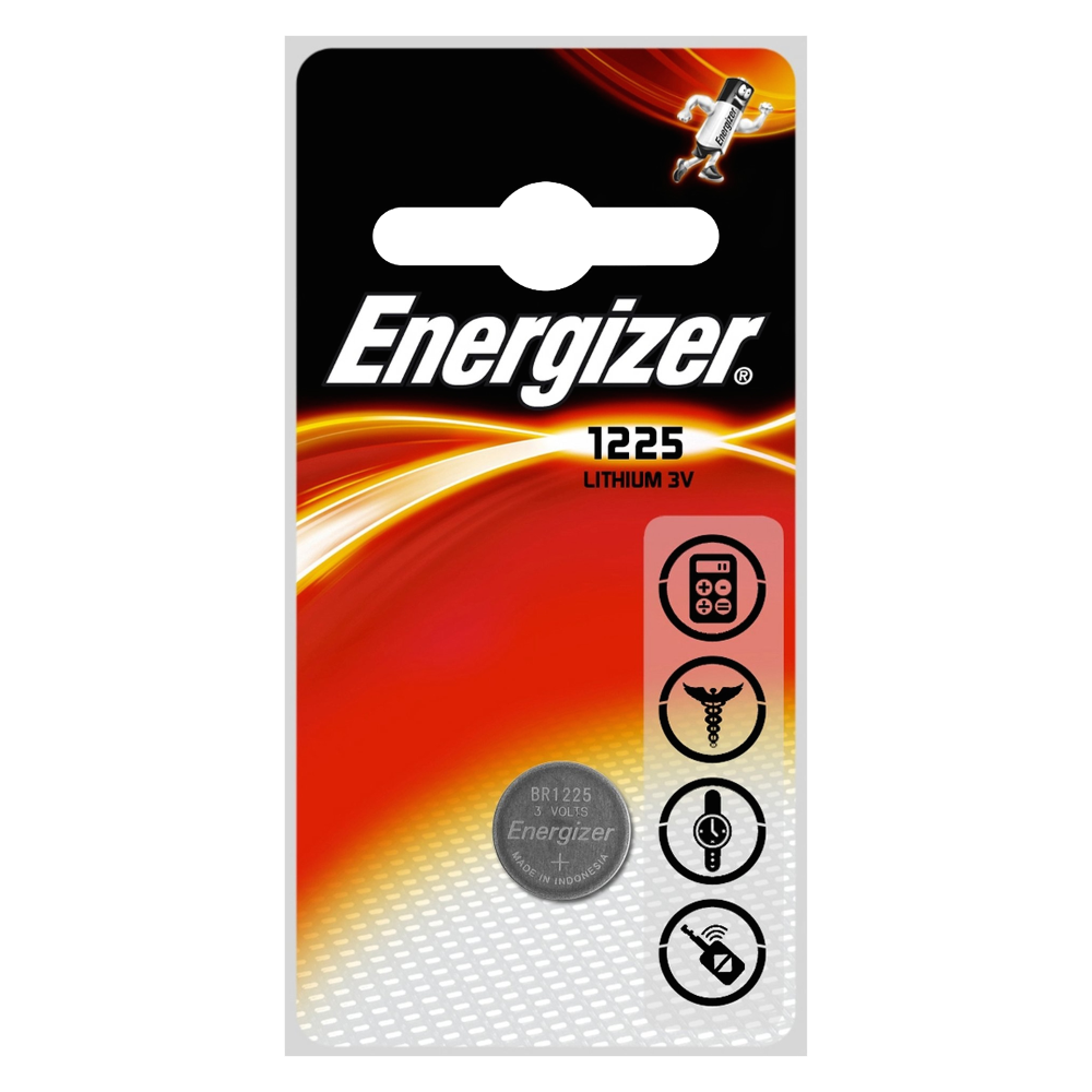 ENERGIZER CR1225 3V Lithium Coin Cell Battery CR1225