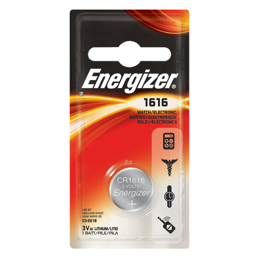 ENERGIZER CR1616 3V Lithium Coin Cell Battery CR1616