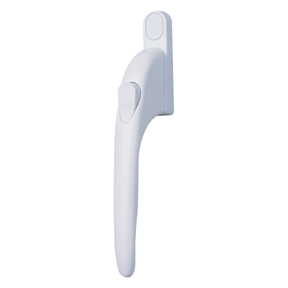 SECURISTYLE Virage In Line Espag Handle 15mm Non-Locking - White