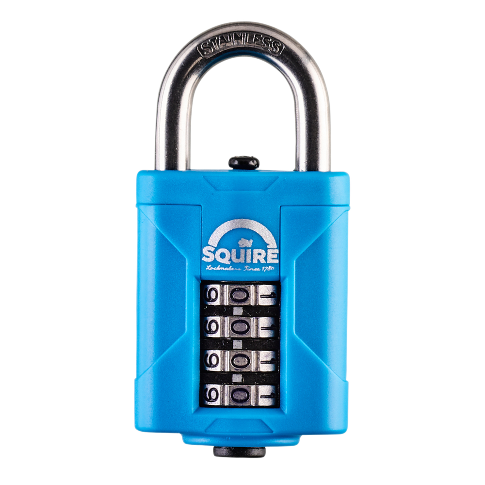 SQUIRE CP40S & CP50S All-Weather Combination Padlock 40mm Pro - Stainless Steel