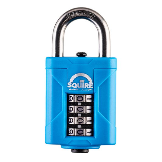 SQUIRE CP40S & CP50S All-Weather Combination Padlock 40mm Pro - Stainless Steel