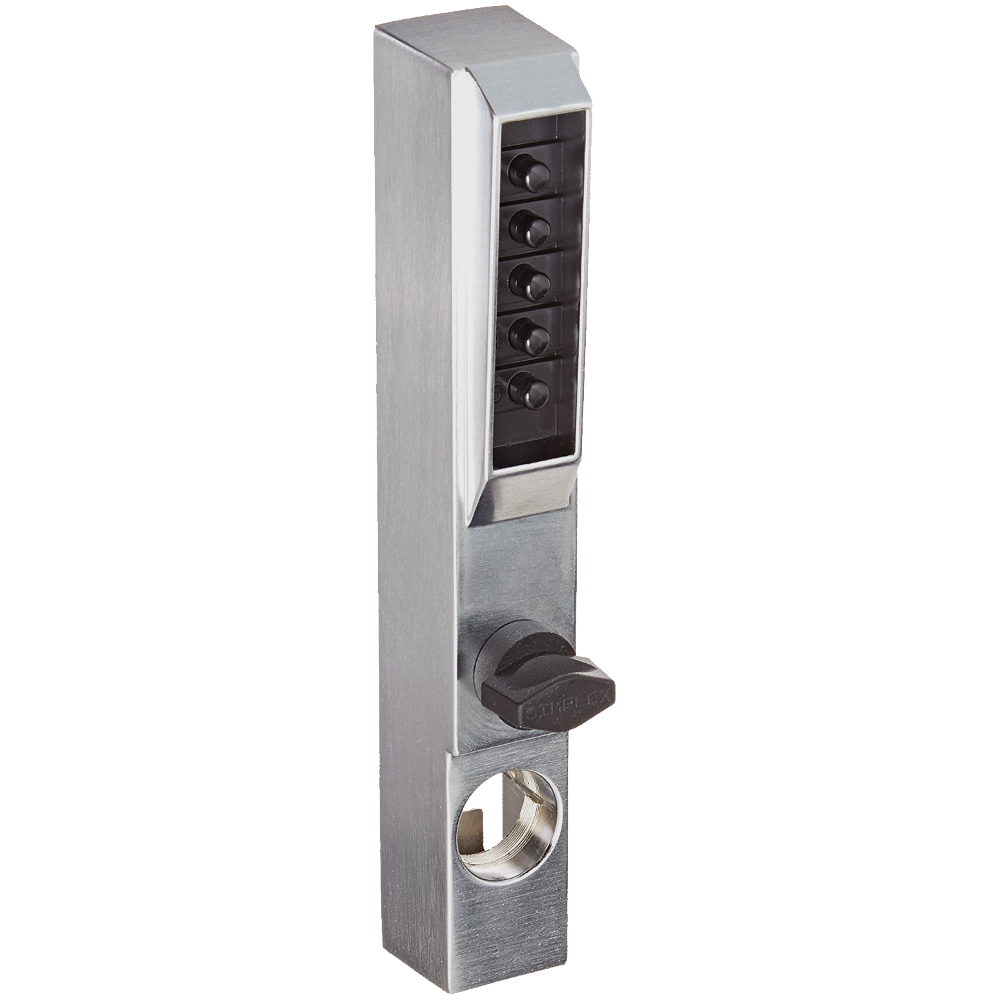 DORMAKABA 3000 Series Narrow Style Digital Lock Body Only Satin Chrome