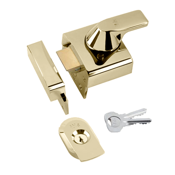 YALE PBS3 & PBS4 Auto Deadlocking Nightlatch 40mm Pro - Brasslux