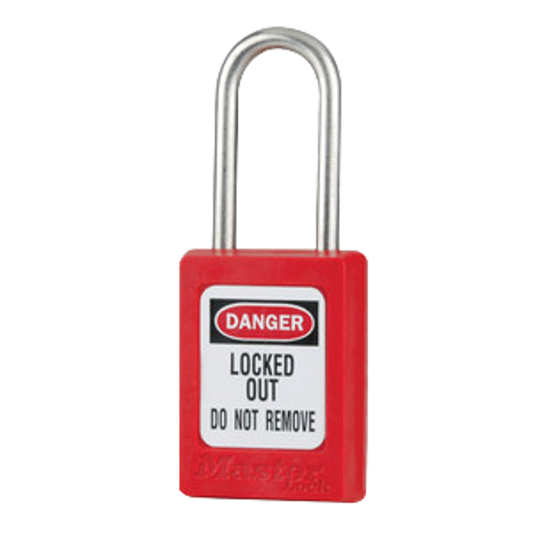 MASTER LOCK S31 Zenex Thermoplastic Safety Padlock Keyed To Differ - Red