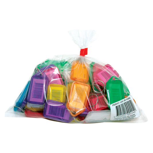 KEVRON ID5 AC50 Tags Bag of 50 Assorted Colours x 50 - Assorted Colours