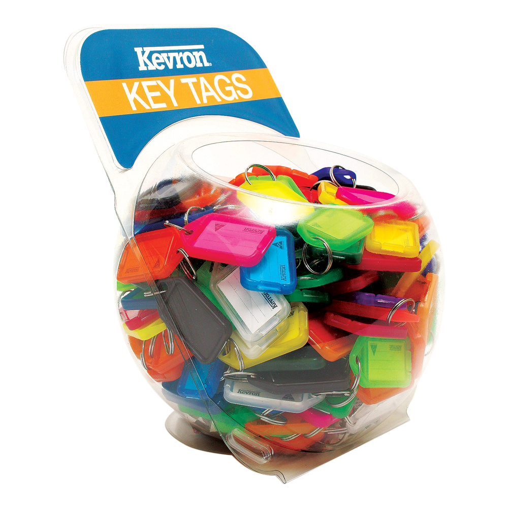 KEVRON ID5 CTR200 AC50 Tags Counter Display 200pcs Counter Display x 200 - Assorted Colours
