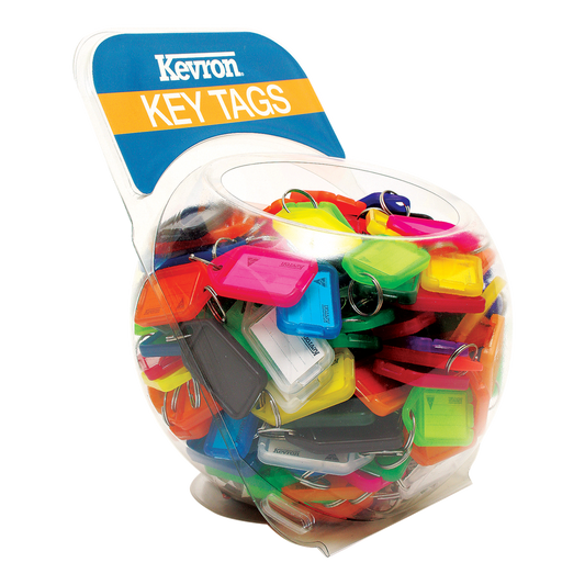 KEVRON ID5 CTR200 AC50 Tags Counter Display 200pcs Counter Display x 200 - Assorted Colours