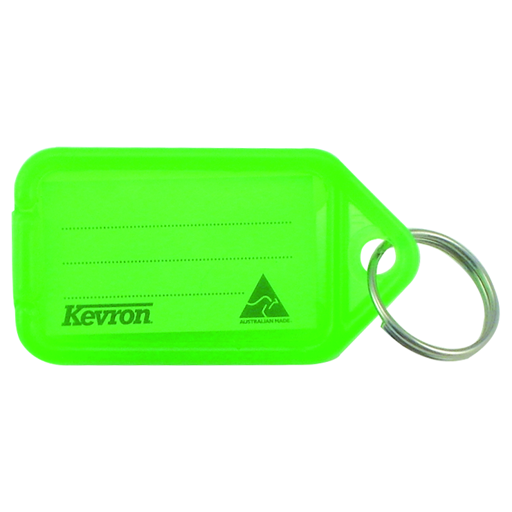 KEVRON ID38 Tags Bag of 50 Fluorescent x 50 - Fluorescent Green