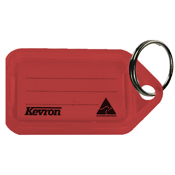 KEVRON ID30 Giant Tags Bag of 25 x 25 - Red