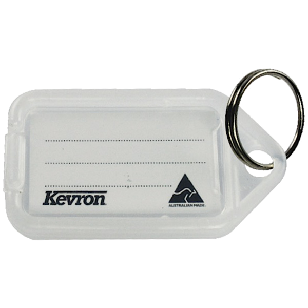 KEVRON ID30 Giant Tags Bag of 25 x 25 - Clear