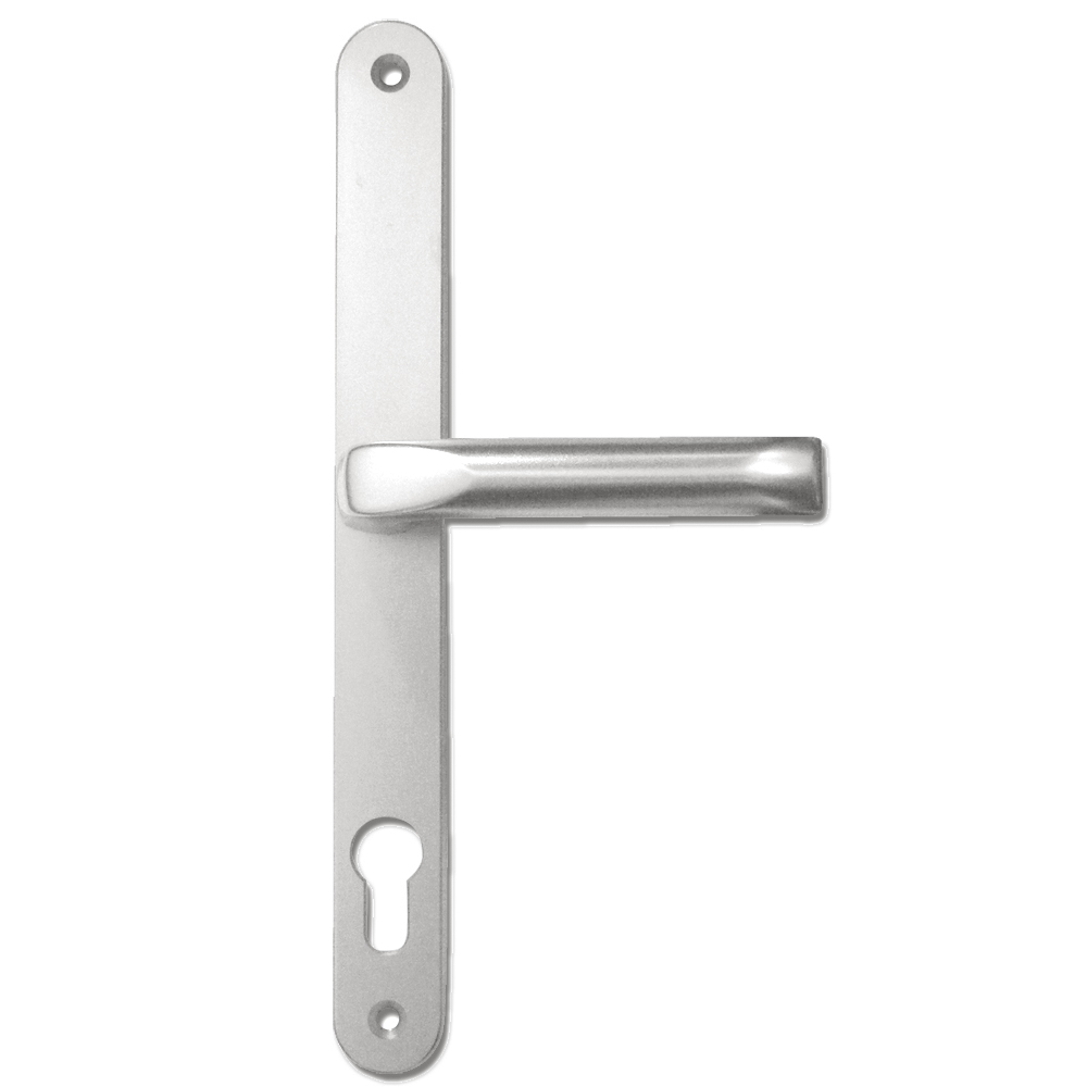HOPPE London UPVC Lever Moveable Pad Door Furniture 76G 3831N 113 92mm/62mm Centres - Silver