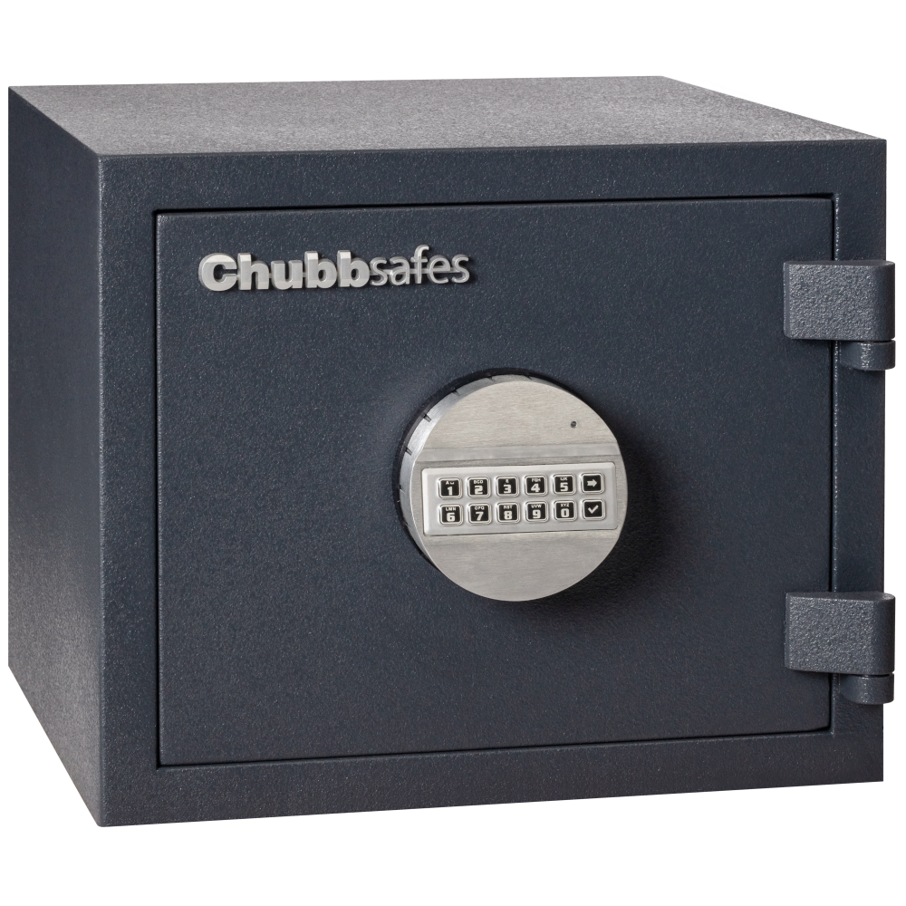 CHUBBSAFES Home Safe S2 30P Burglary & Fire Resistant Safes 10 EL Electric Lock 24Kg - Black