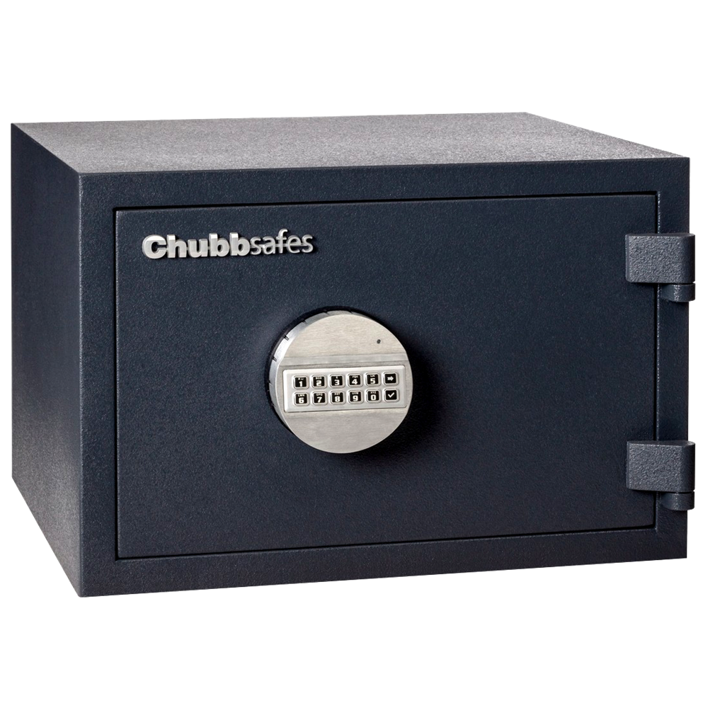 CHUBBSAFES Home Safe S2 30P Burglary & Fire Resistant Safes 20 EL Electric Lock 32Kg - Black