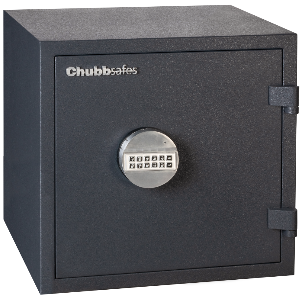 CHUBBSAFES Home Safe S2 30P Burglary & Fire Resistant Safes 35 EL Electric Lock 42Kg - Black