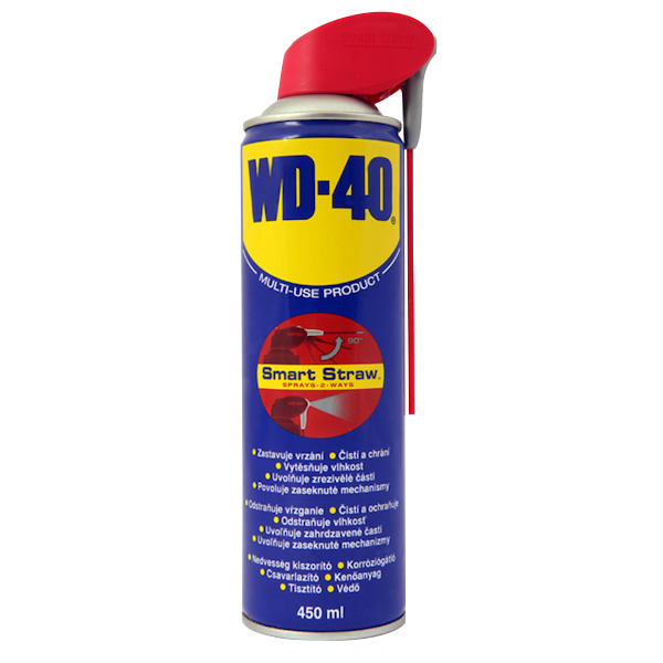 WD-40 Lubricant Spray with Smart Straw 450ml 44137/156