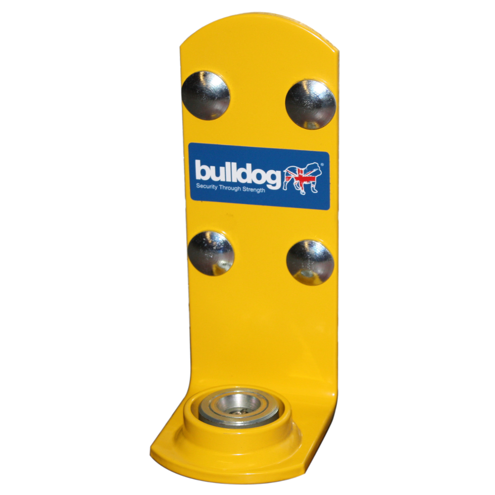 BULLDOG Roller Shutter Door Lock GR500 - Yellow (Powder Coated)