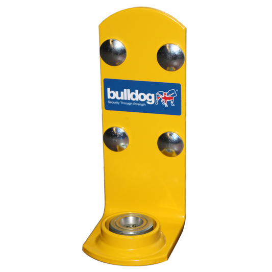 BULLDOG Roller Shutter Door Lock GR500 - Yellow (Powder Coated)