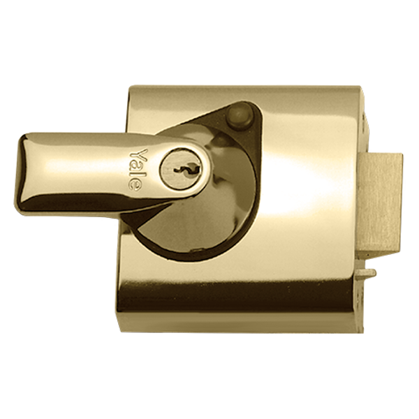 YALE PBS1 & PBS2 Auto Deadlocking Nightlatch 60mm Pro - Brasslux