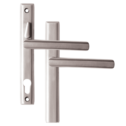 LOXTA Stealth Double Locking Lever Handle (Blank External) - 211mm 92PZ Polished Silver