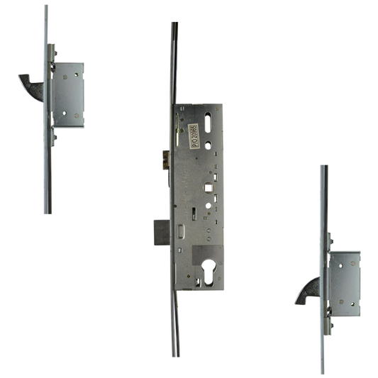 FULLEX Crimebeater 220 Pro Lever Operated Latch & Deadbolt Split Spindle 20mm Radius - 2 Hook 45/92