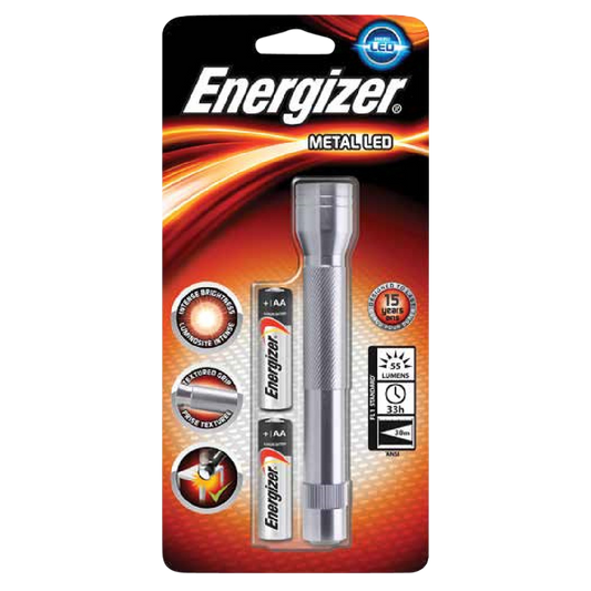 ENERGIZER LED Metal Torch LED Torch - Chrome Plated