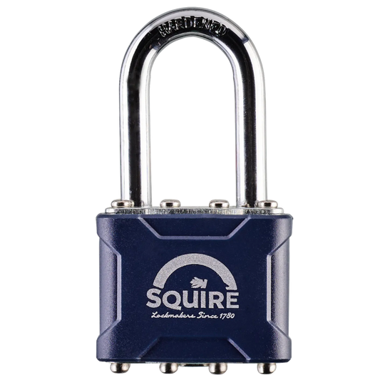 SQUIRE Stronglock 30 Series Laminated Long Shackle Padlock 35/1.5 Keyed To Differ 38mm Long Shackle