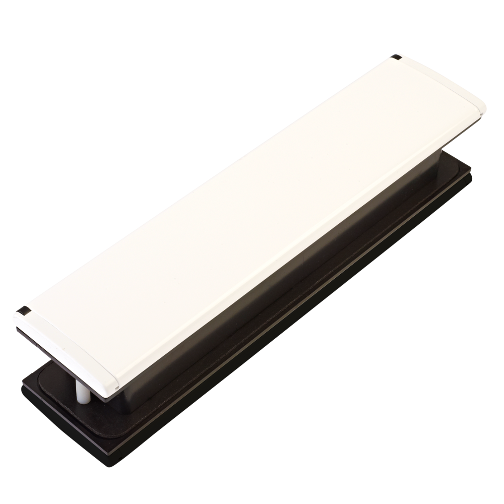TROJAN 20mm - 40mm Letter Plate White & Black
