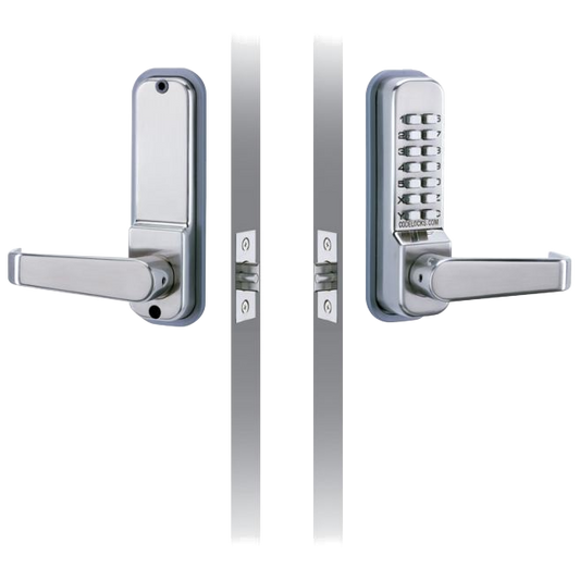 CODELOCKS CL410 Digital Lock With Tubular Mortice Latch CL410 SS - Stainless Steel