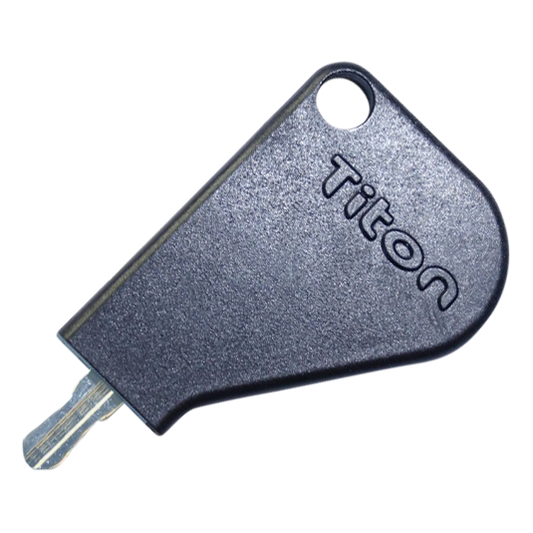 TITON Key To Suit Titon Select Standard Espag Handles With Black Plastic Head Plastic Head - Black