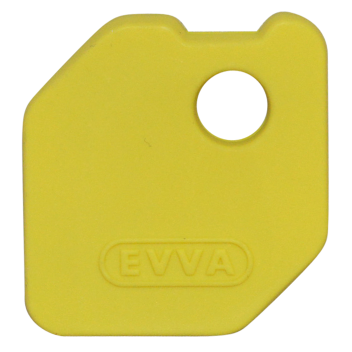 EVVA EPS Coloured Key Caps 0043522558 - Yellow