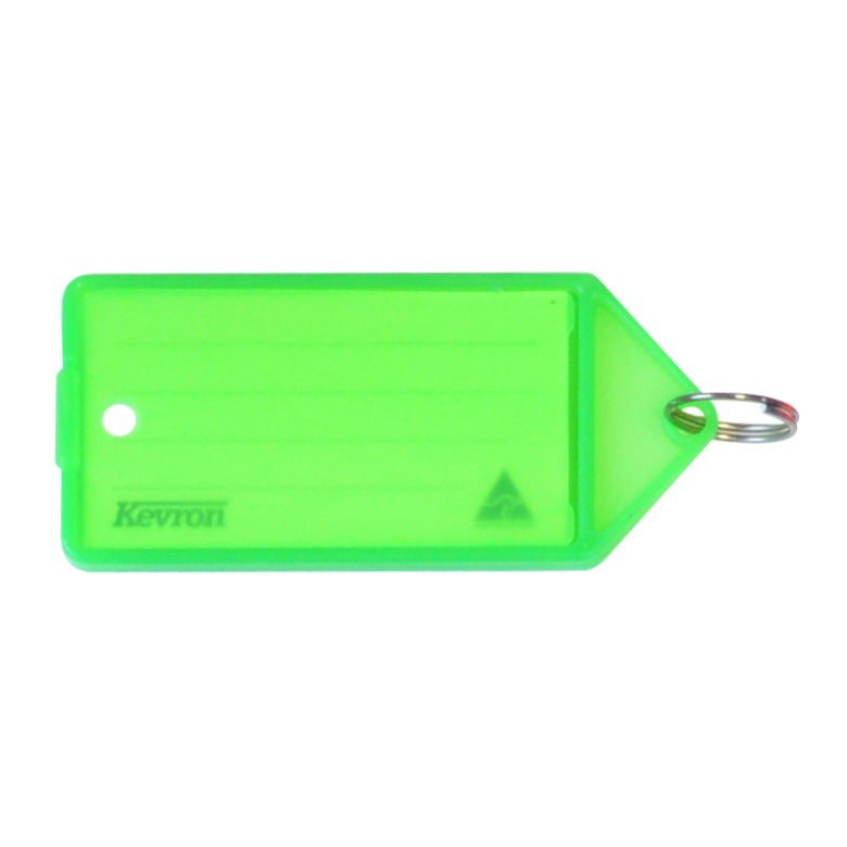 KEVRON ID35 Big Tags Bag of 12 Flo Green x 12 - Fluorescent Green