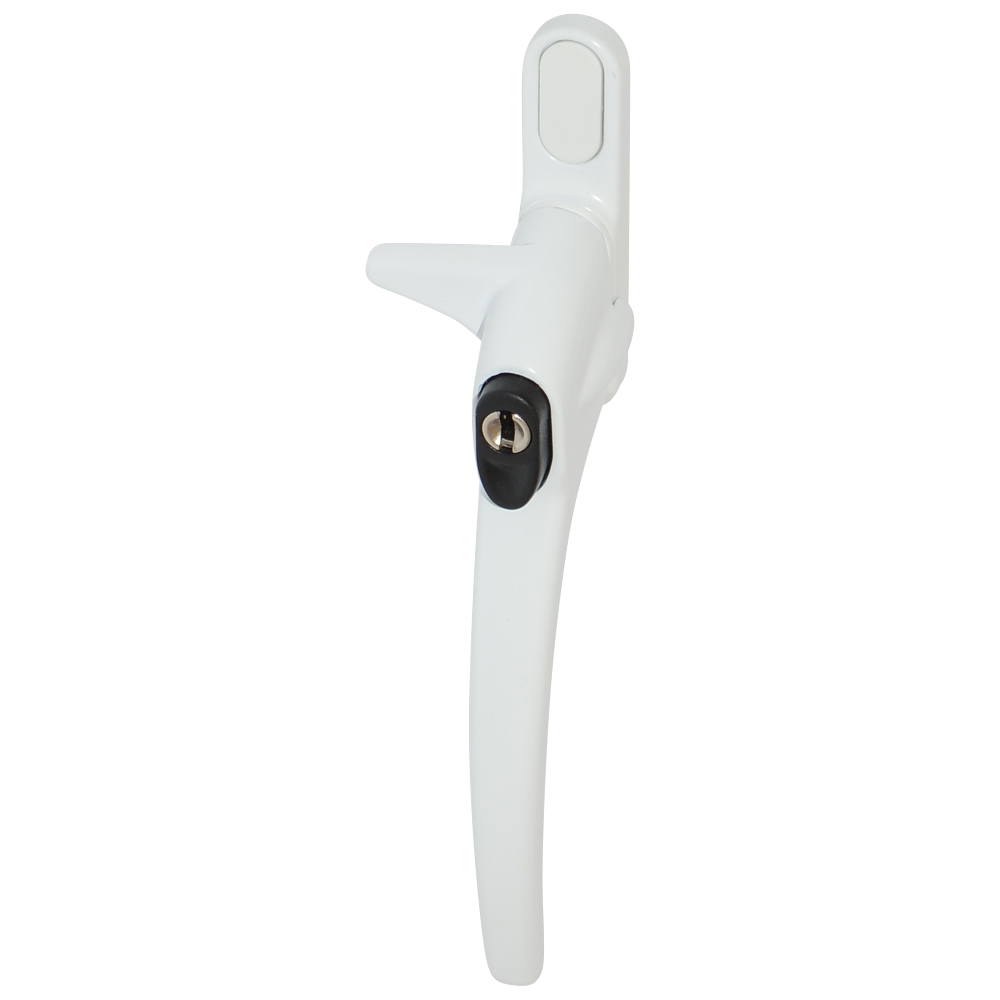 ERA Charisma Inline Cockspur Locking Espag Handle 21mm Right Handed Locking - White