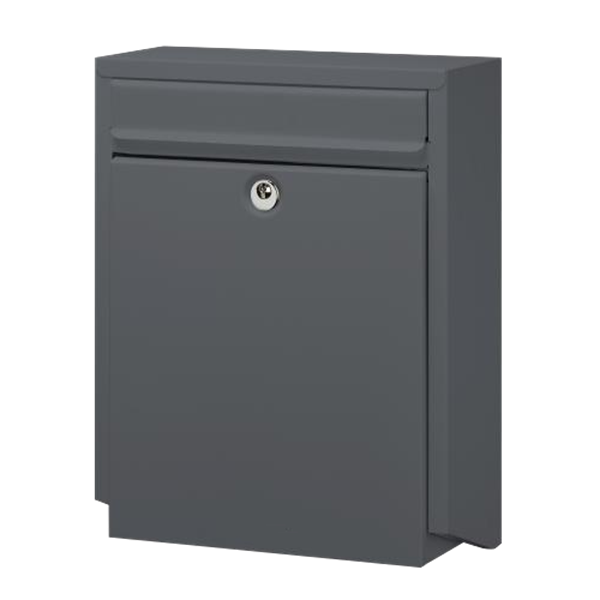 DAD Decayeux D100 Series Post Box Anthracite Grey