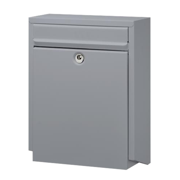 DAD Decayeux D100 Series Post Box Silver Grey