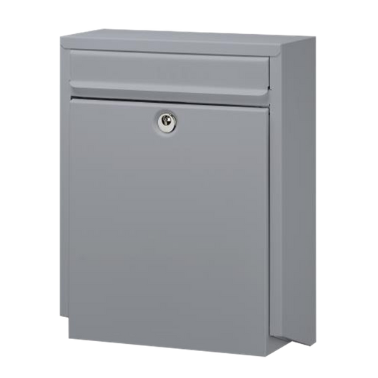 DAD Decayeux D100 Series Post Box Silver Grey