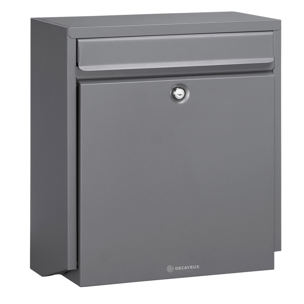 DAD Decayeux D180 Series Post Box Anthracite Grey