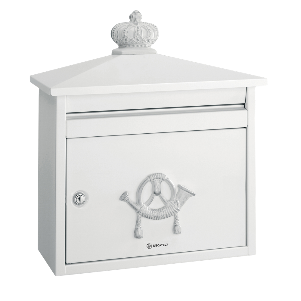 DAD Decayeux D210 Series Classic Style Post Box White