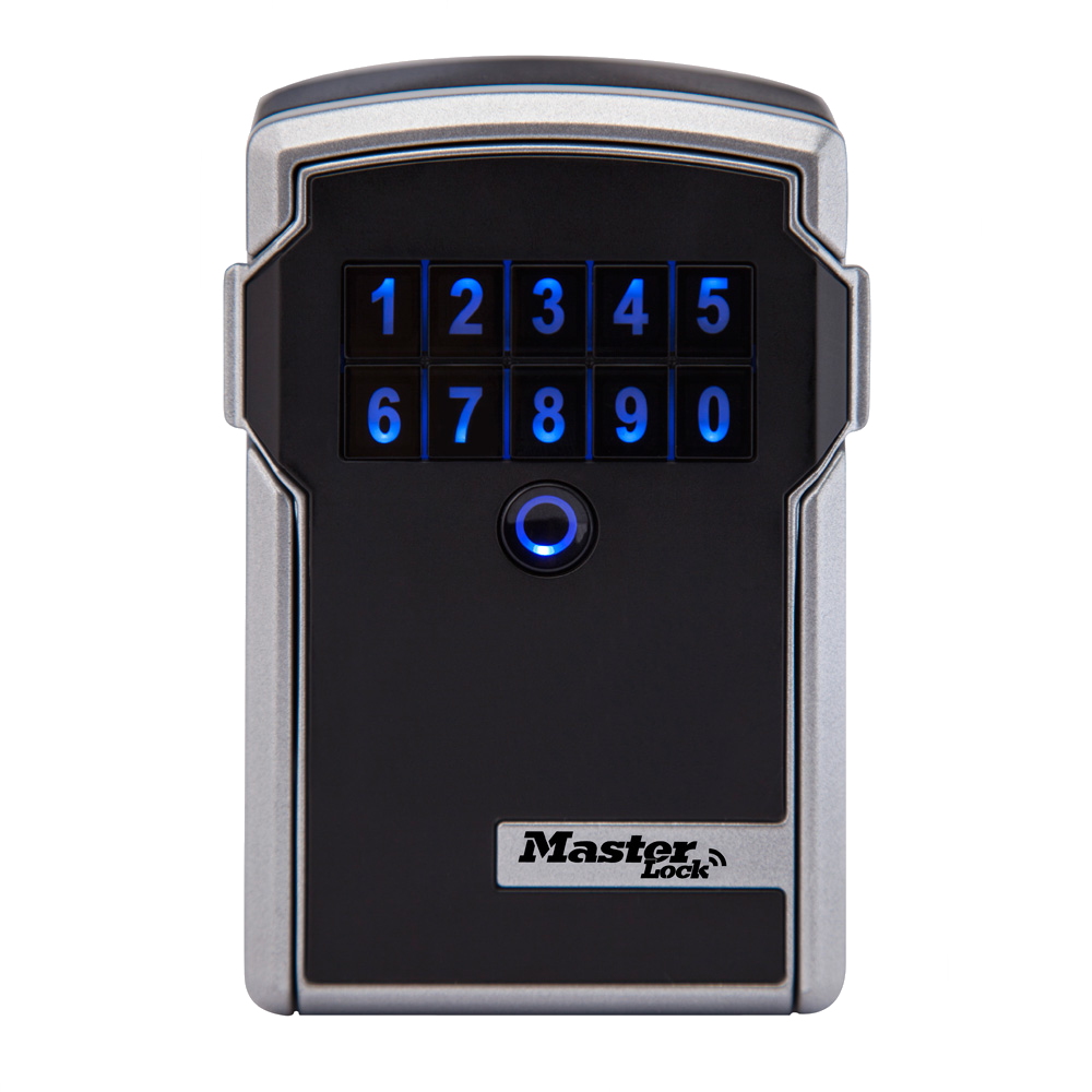 MASTER LOCK Bluetooth Wall Mount Key Safe For Business Applications 5441ENT - Black & Silver
