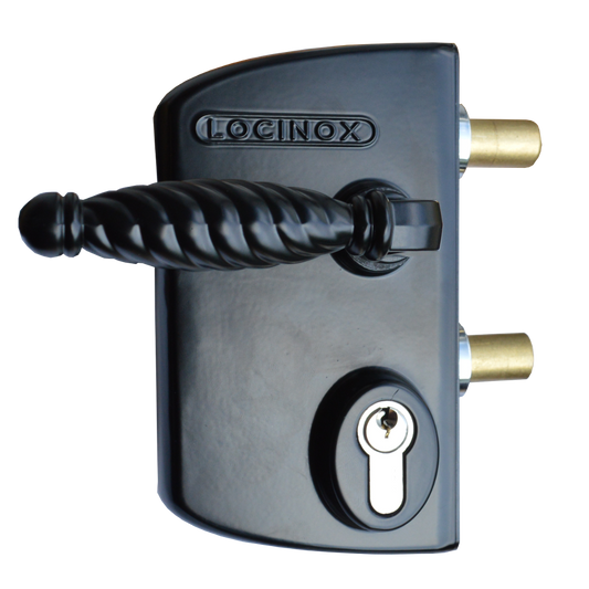 LOCINOX LCPX Surface Mounted Gate Lock LCPX10 10mm 30mm - Black