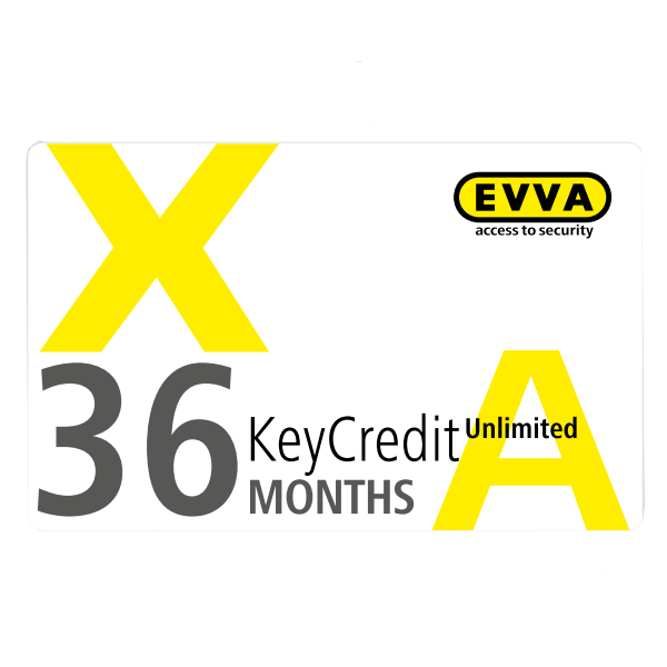 EVVA AirKey Unlimited Key Credits 36 Months - White