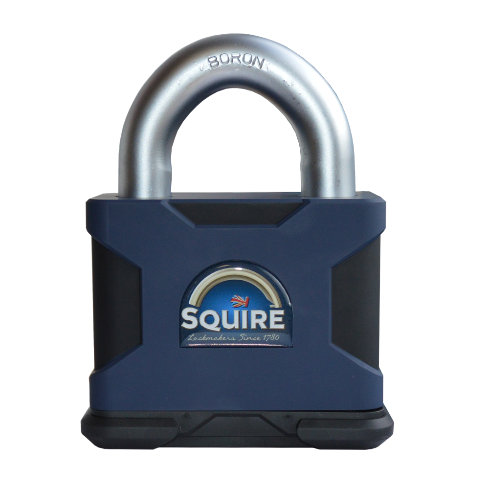 SQUIRE SS100S Stronghold Open Shackle Dual Cylinder Padlock Each Cylinder On Same Key/Keyed Alike