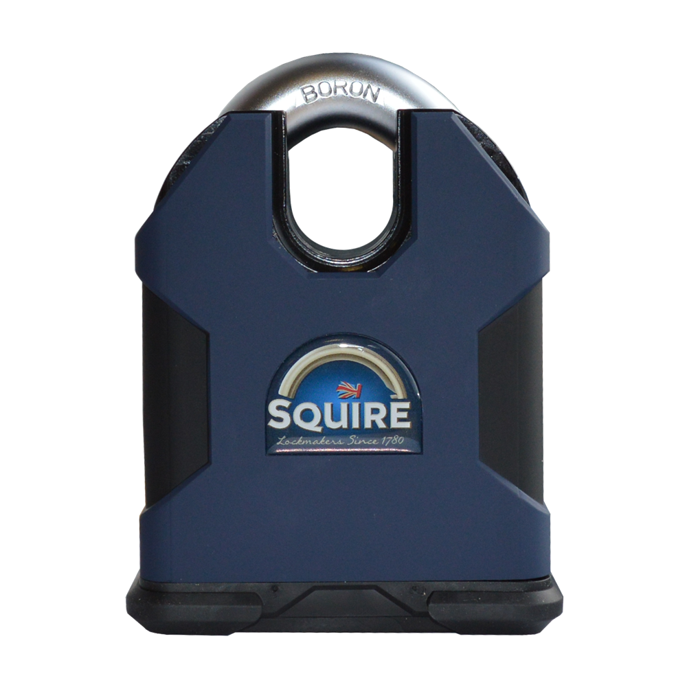 SQUIRE SS100CS Stronghold Closed Shackle Dual Cylinder Padlock Each Cylinder On Same Key/Keyed Alike