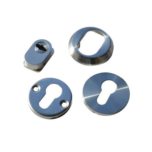 HOOPLY Stainless Steel Adjustable Security Escutcheon Stainless Steel