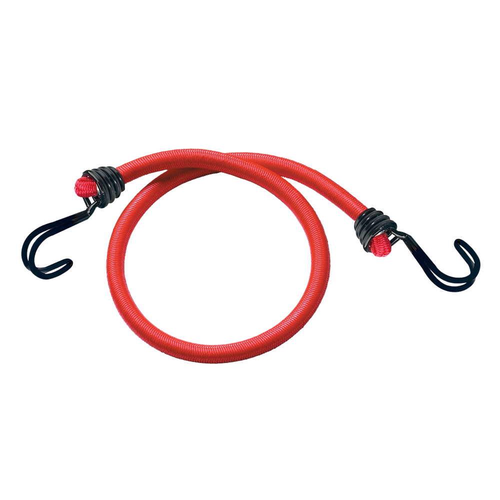 MASTER LOCK Twin Wire Bungee Cord Set of Two 60cm x 8mm Red